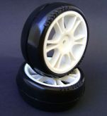 RODAS PRÉ-MONTADAS STREET BRANCA E PNEU PRÓ - SINTEC RC -