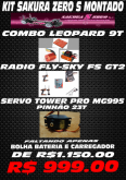 3 RACING SAKURA ZERO S - KIT MONTADO E COMPLETO