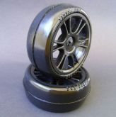 RODAS PRÉ-MONTADAS STREET PRETA E PNEU PRÓ - SINTEC RC -