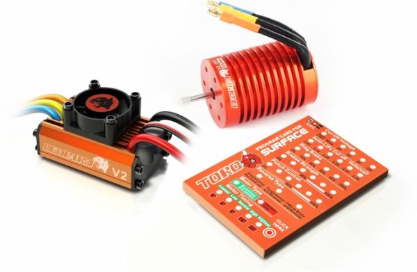 Combo Brushless Motor 9t + Esc 60a + Cartão Sensorless